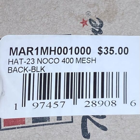 NWT New NASCAR INDY The Game Noco 400 Black Mesh Baseball/Cap OS - Picture 7 of 8